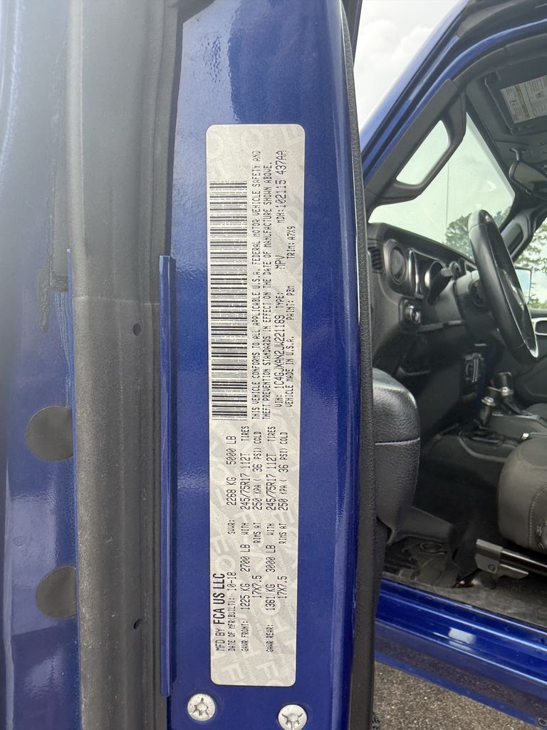 2018 Jeep Wrangler Sport S Blue at DeMontrond Ford