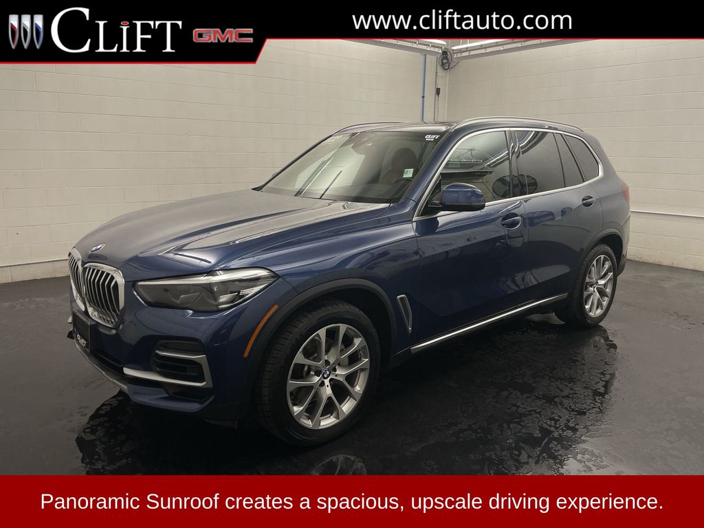 Blue 2022 BMW X5 SUV / Crossover All-Wheel Drive 8-Speed Automatic