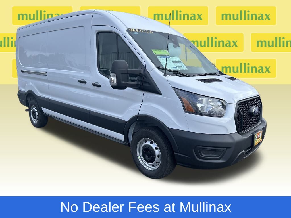 Oxford White 2025 Ford Transit Cargo 250 Medium Roof LB RWD Van Rear-Wheel Drive