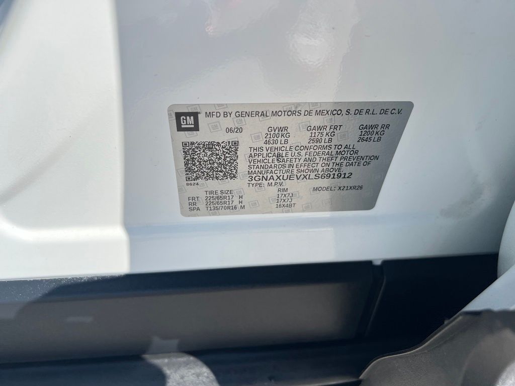 Used 2020 Chevrolet Equinox SUV