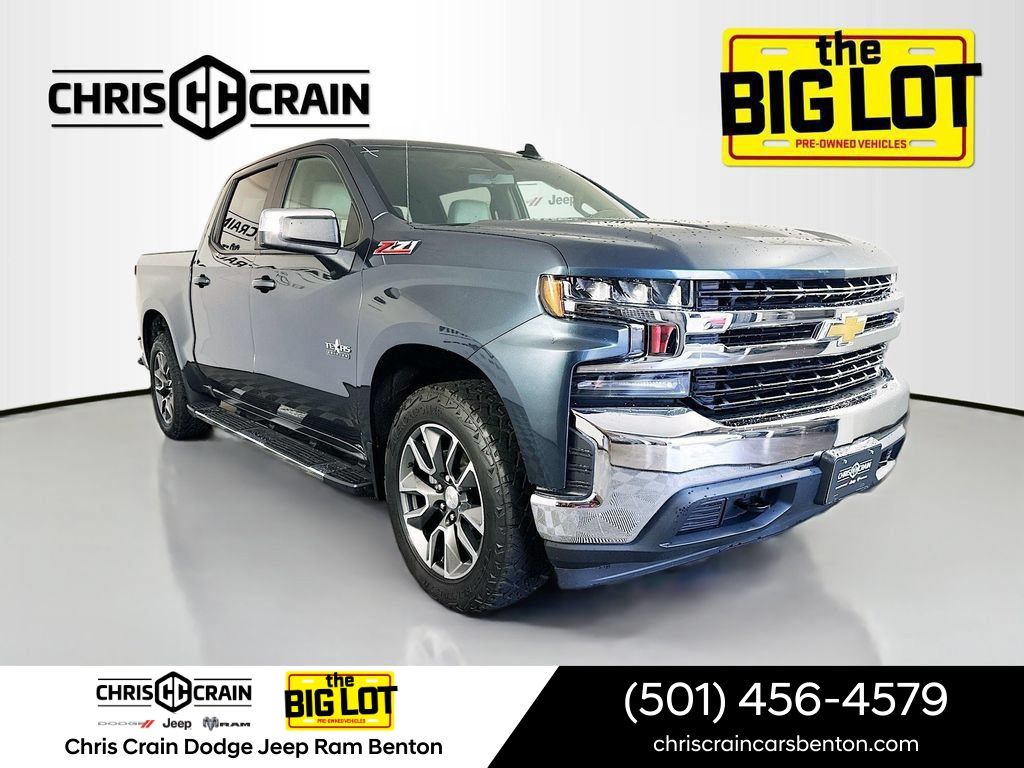 Shadow Gray Metallic 2020 Chevrolet Silverado 1500 Pickup Truck Four-Wheel Drive 8-Speed Automatic