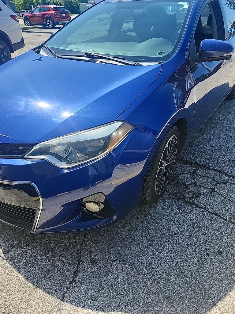 Blue 2014 Toyota Corolla S Plus Sedan Front-Wheel Drive Continuously Variable Transmission