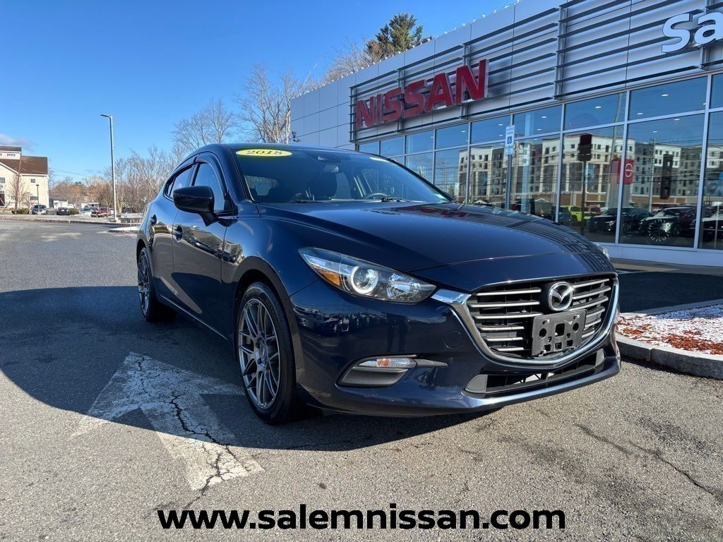 Deep Crystal Blue Mica 2018 Mazda MAZDA3 Sport Hatchback Hatchback Front-Wheel Drive 6-Speed Manual