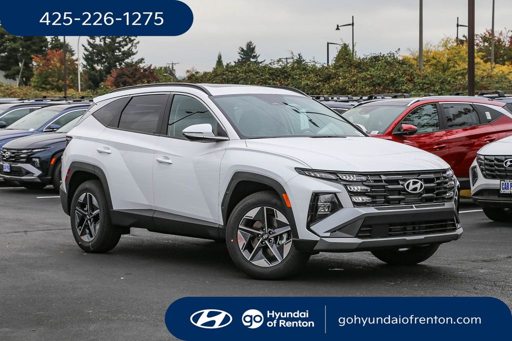 White Pearl 2026 Hyundai Tucson SUV / Crossover All-Wheel Drive 8-Speed Automatic
