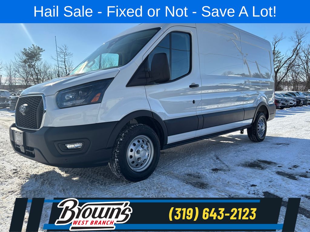 Oxford White 2026 Ford Transit Cargo 250 Medium Roof LB AWD Van All-Wheel Drive