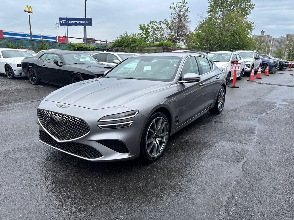 Savile Silver 2024 Genesis G70 Sedan Rear-Wheel Drive Automatic