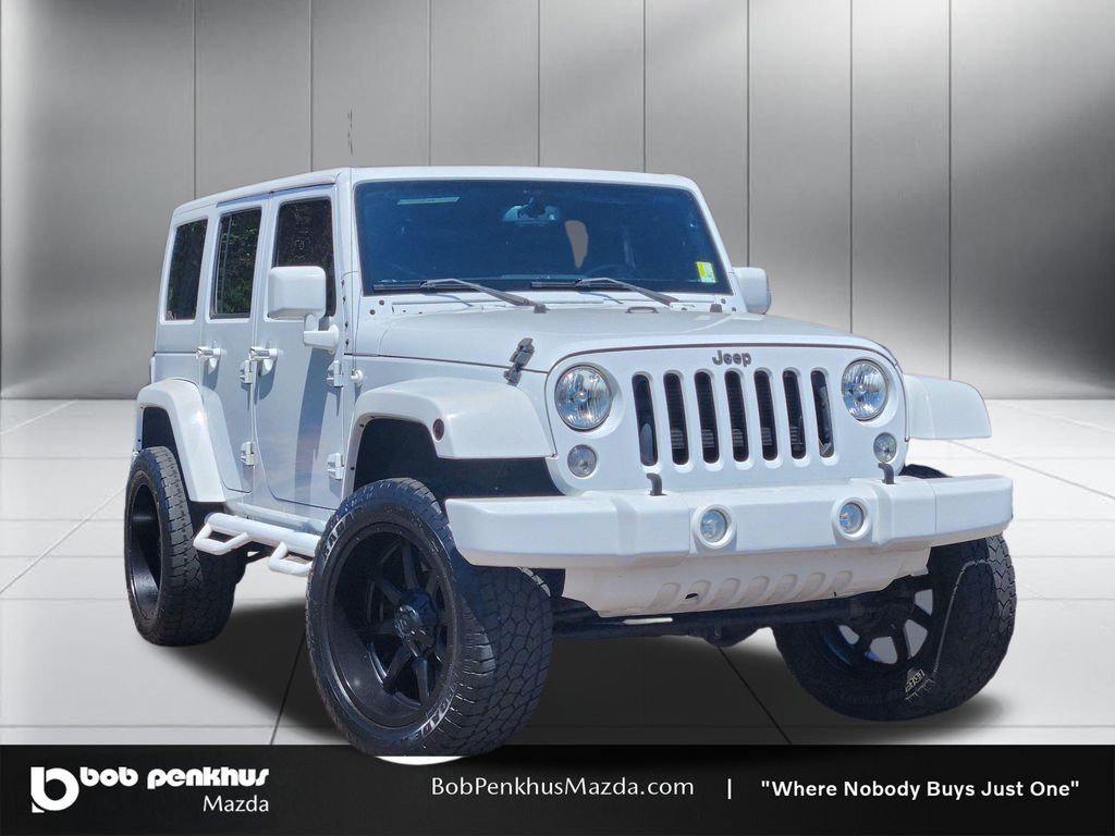 Bright White Clearcoat 2015 Jeep Wrangler SUV / Crossover Four-Wheel Drive 5-Speed Automatic