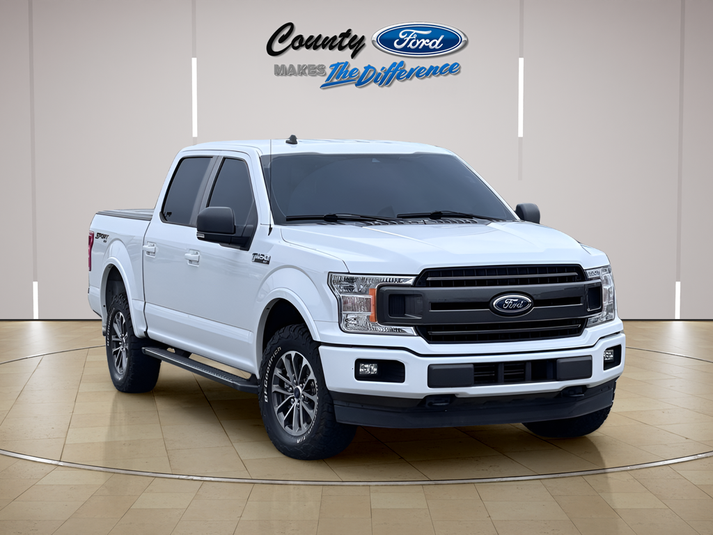 Oxford White 2019 Ford F-150 XLT SuperCrew 4WD Pickup Truck Four-Wheel Drive Automatic