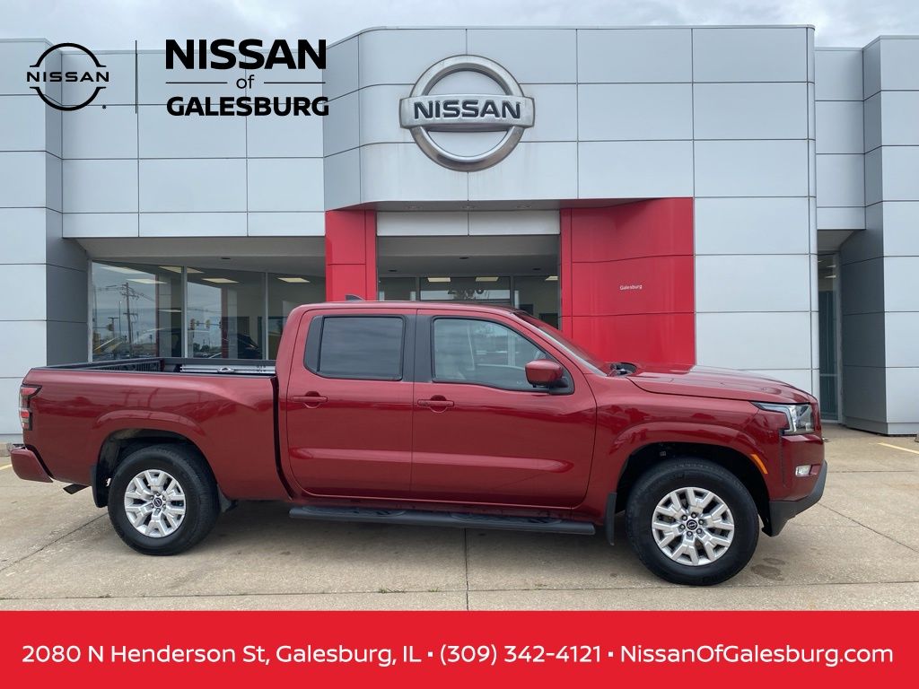Cardinal Red Metallic Tricoat 2024 Nissan Frontier SV Crew Cab LB 4WD Pickup Truck Four-Wheel Drive 9-Speed Automatic Overdrive