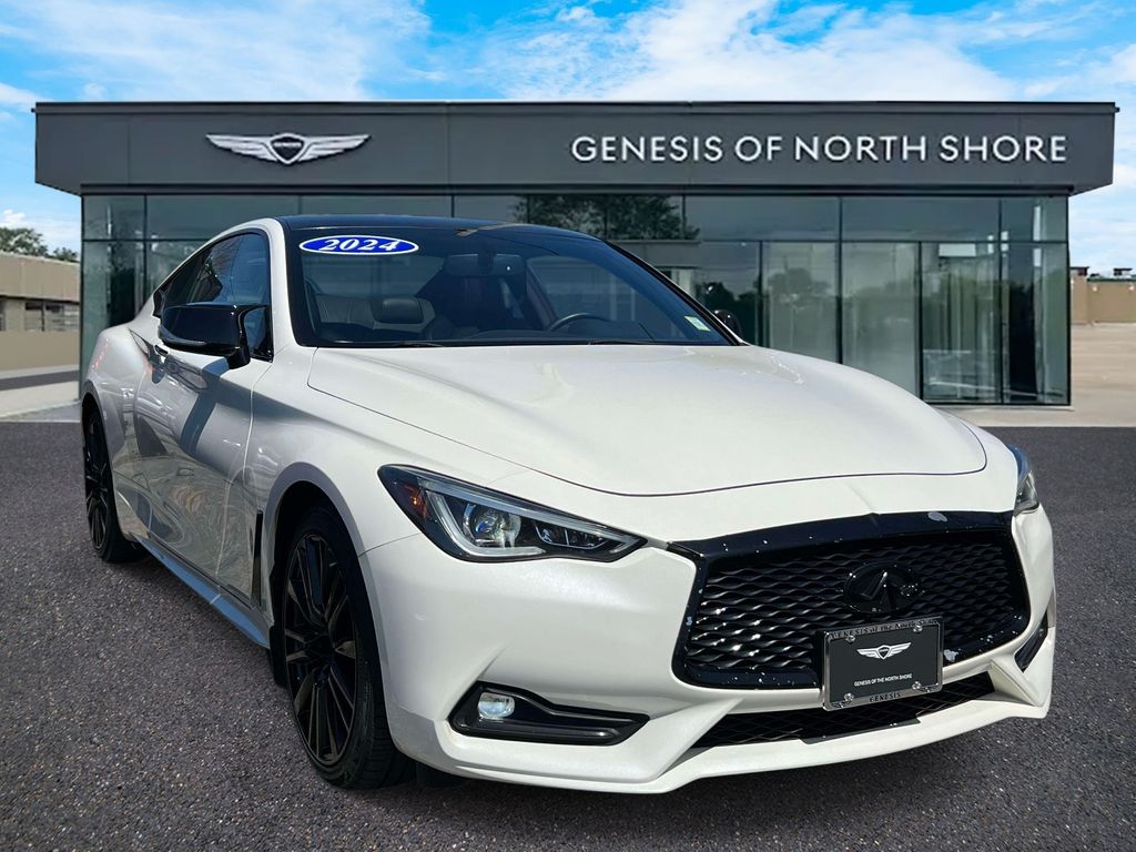 Majestic 2017 INFINITI Q60 Red Sport 400 Coupe AWD Coupe All-Wheel Drive 7-Speed Automatic