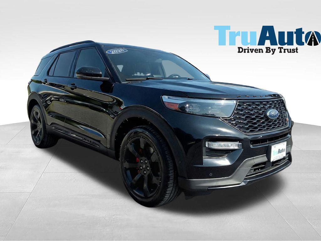 Black Metallic 2020 Ford Explorer SUV / Crossover All-Wheel Drive Automatic