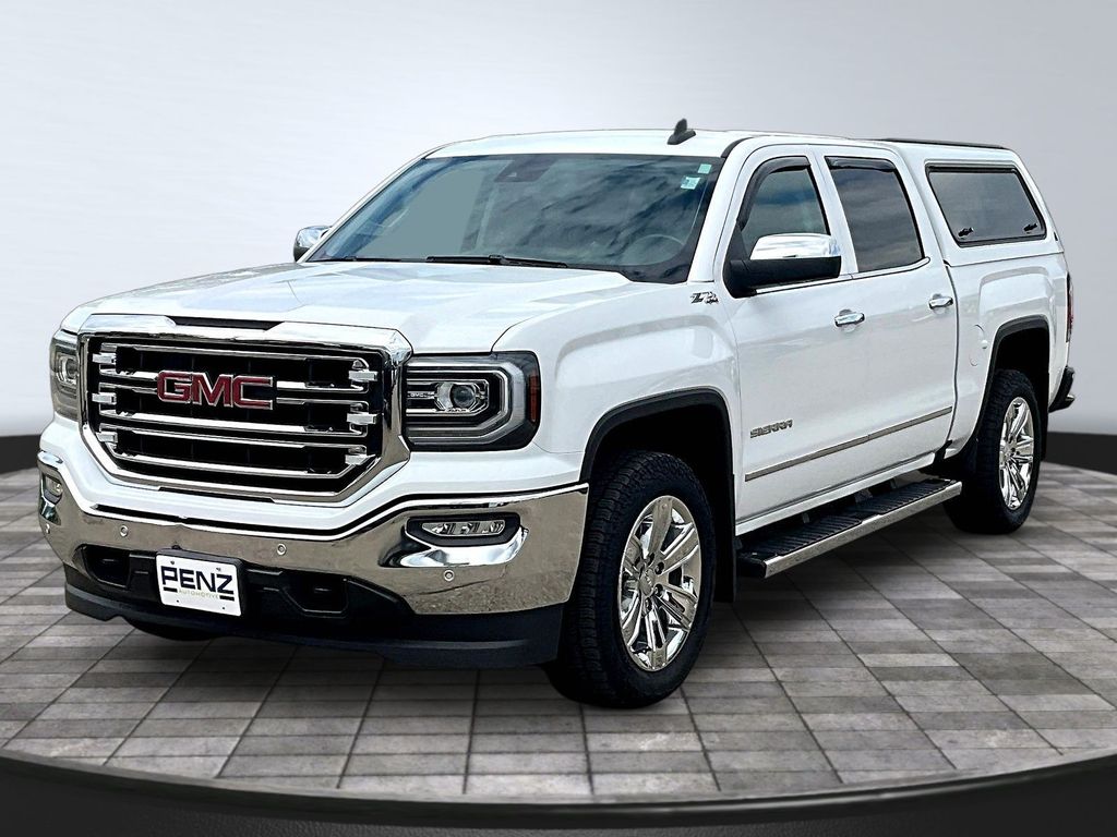 Summit White 2018 GMC Sierra 1500 Pickup Truck Four-Wheel Drive 8-Speed Automatic Overdrive