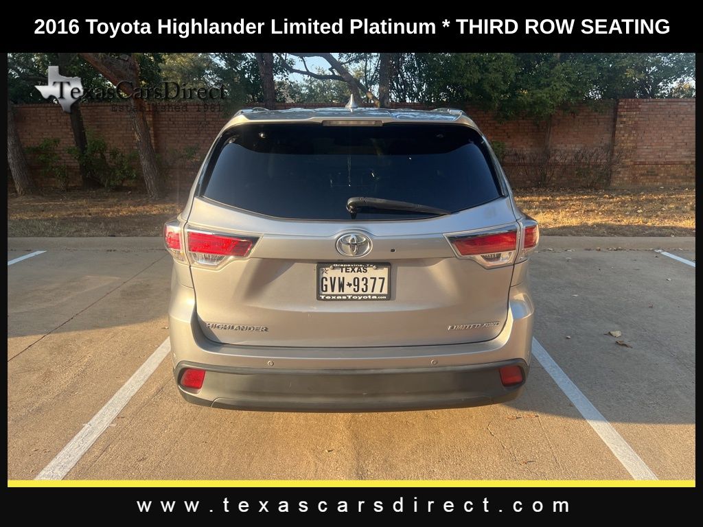 2016 Toyota Highlander Limited Platinum V6 13