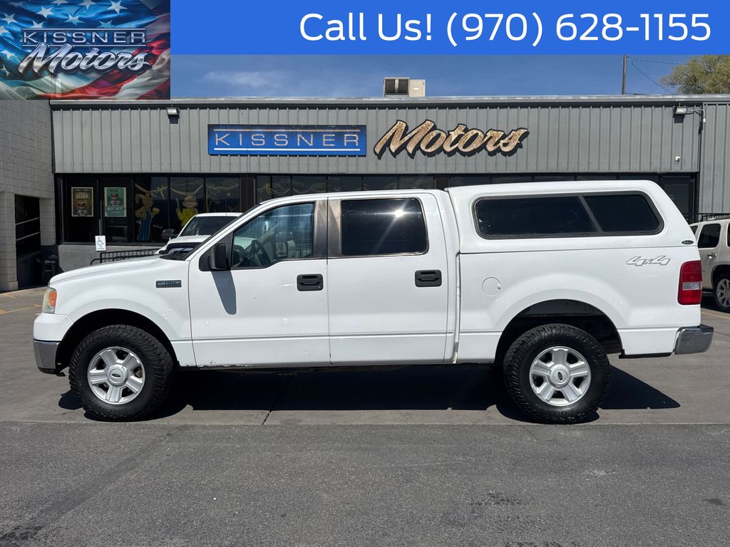 White 2008 Ford F-150 Pickup Truck Four-Wheel Drive 4-Speed Automatic Overdrive