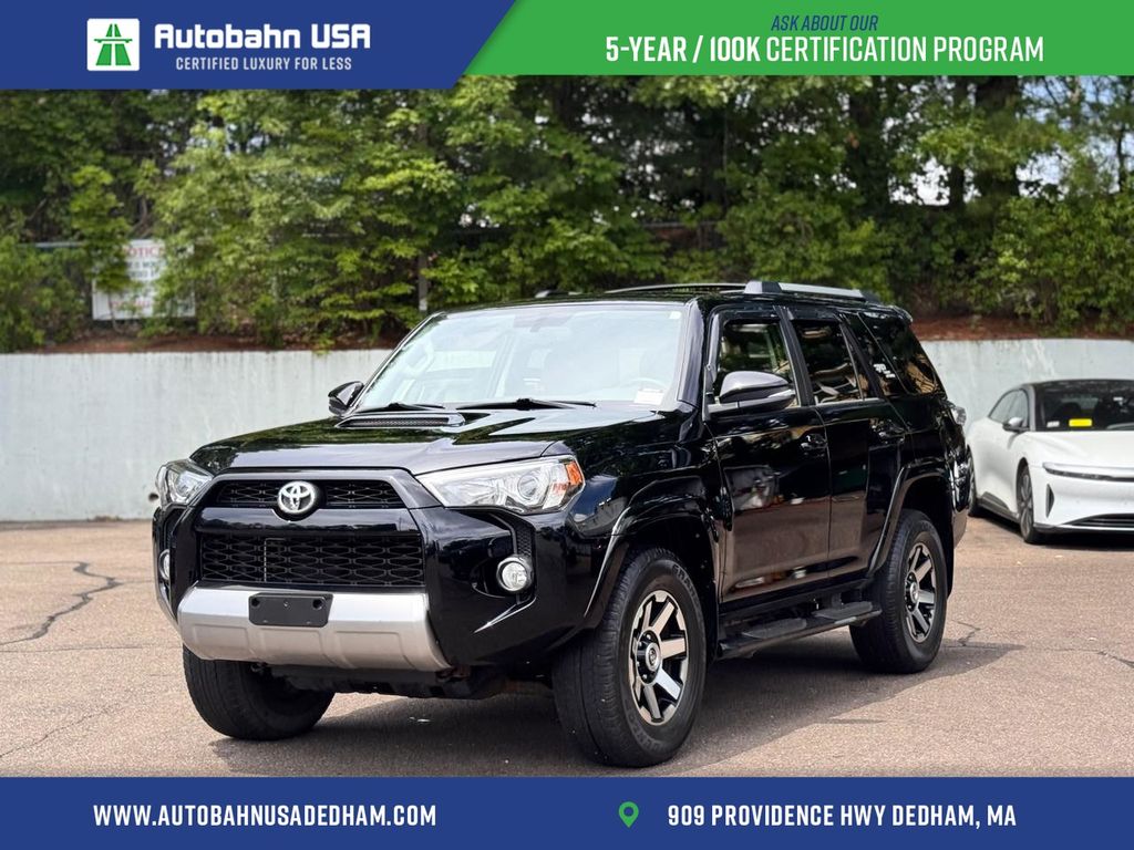 Midnight Black Metallic 2018 Toyota 4Runner SUV / Crossover Four-Wheel Drive 5-Speed Automatic Overdrive