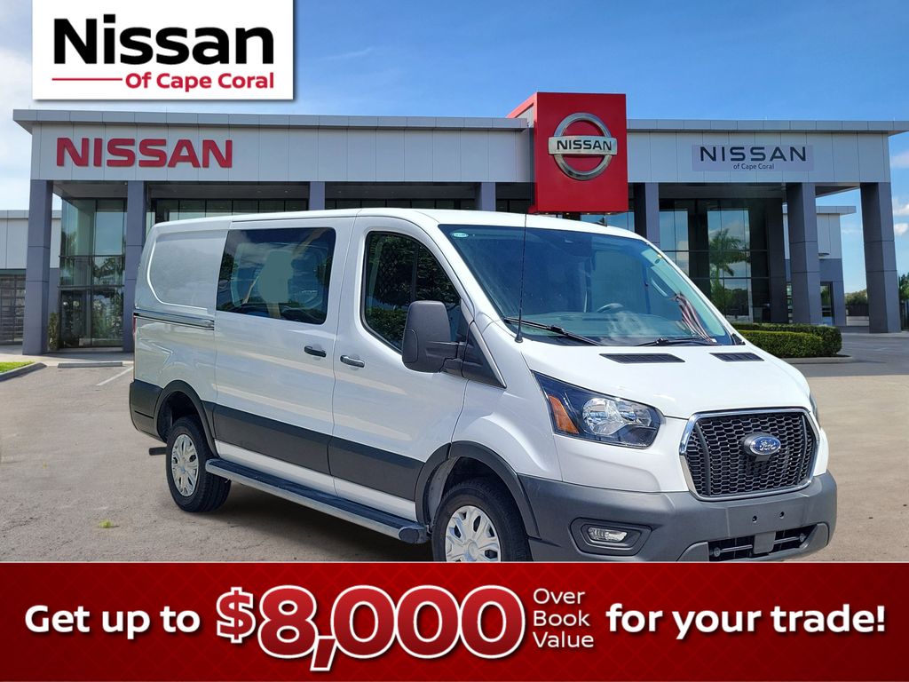 Oxford White 2024 Ford Transit Cargo 250 Low Roof LB RWD Van Rear-Wheel Drive