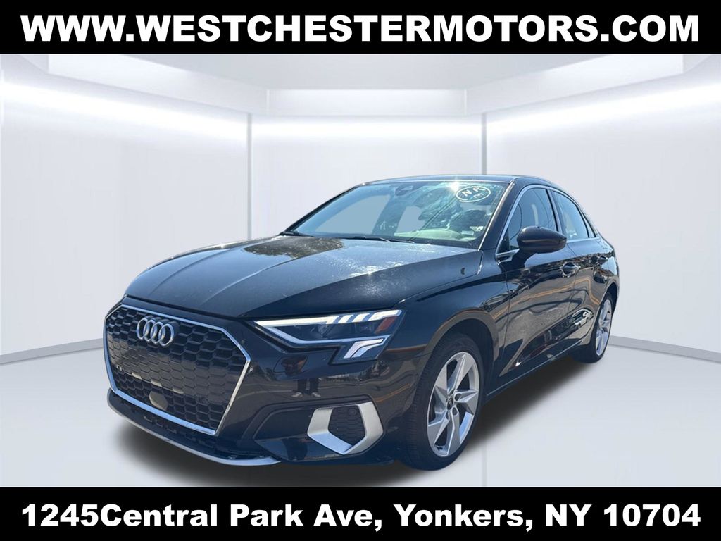 Black 2023 Audi A3 Sedan Front-Wheel Drive 7-Speed Automatic