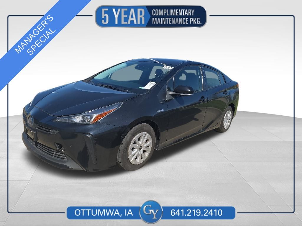 Midnight Black Metallic 2022 Toyota Prius LE FWD Hatchback Front-Wheel Drive Continuously Variable Transmission