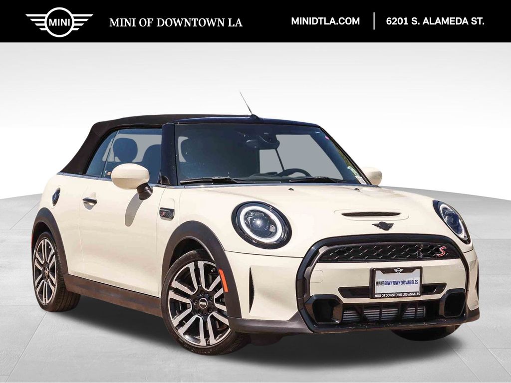 Pepper White 2023 MINI Cooper Convertible Front-Wheel Drive 7-Speed Automatic
