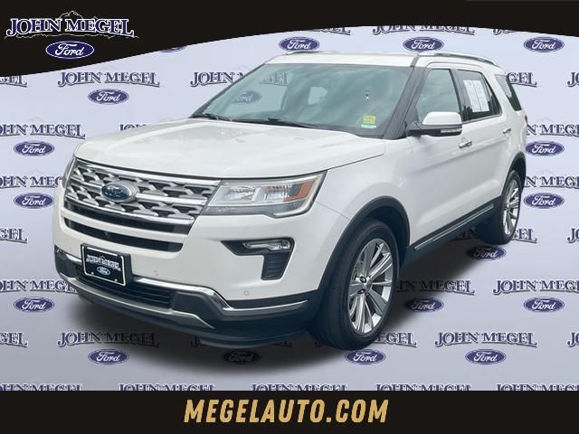 White Platinum Clearcoat Metallic 2019 Ford Explorer SUV / Crossover All-Wheel Drive 6-Speed Automatic