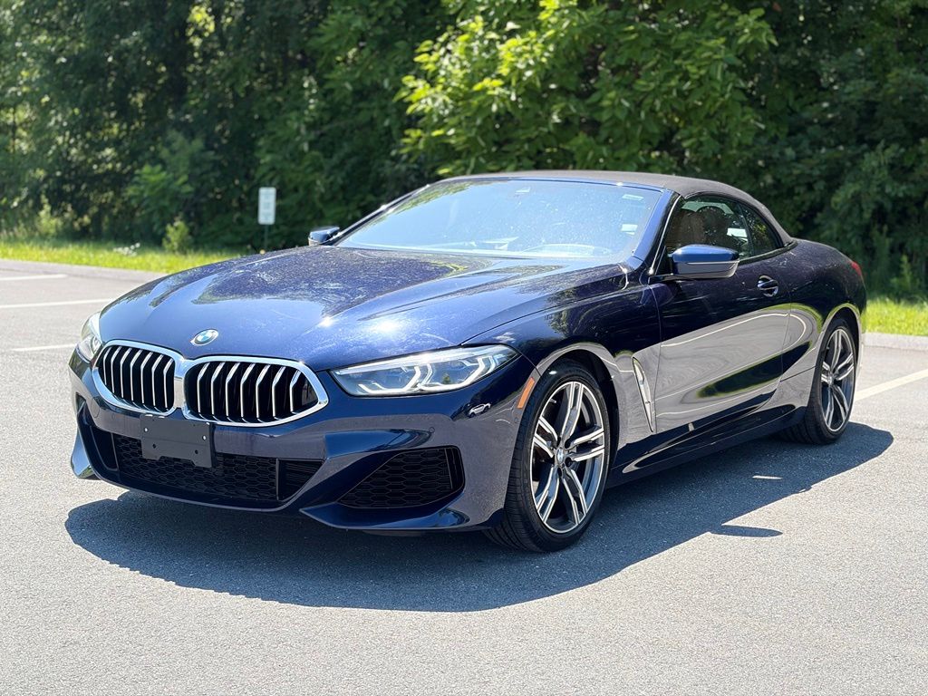 Tanzanite Blue Metallic 2020 BMW 8 Series Convertible All-Wheel Drive 8-Speed Automatic