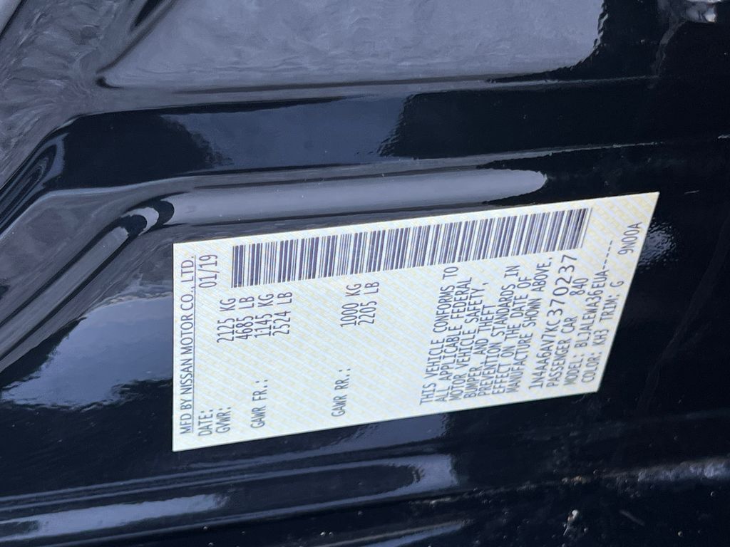 2019 Nissan Maxima 3.5 SL
