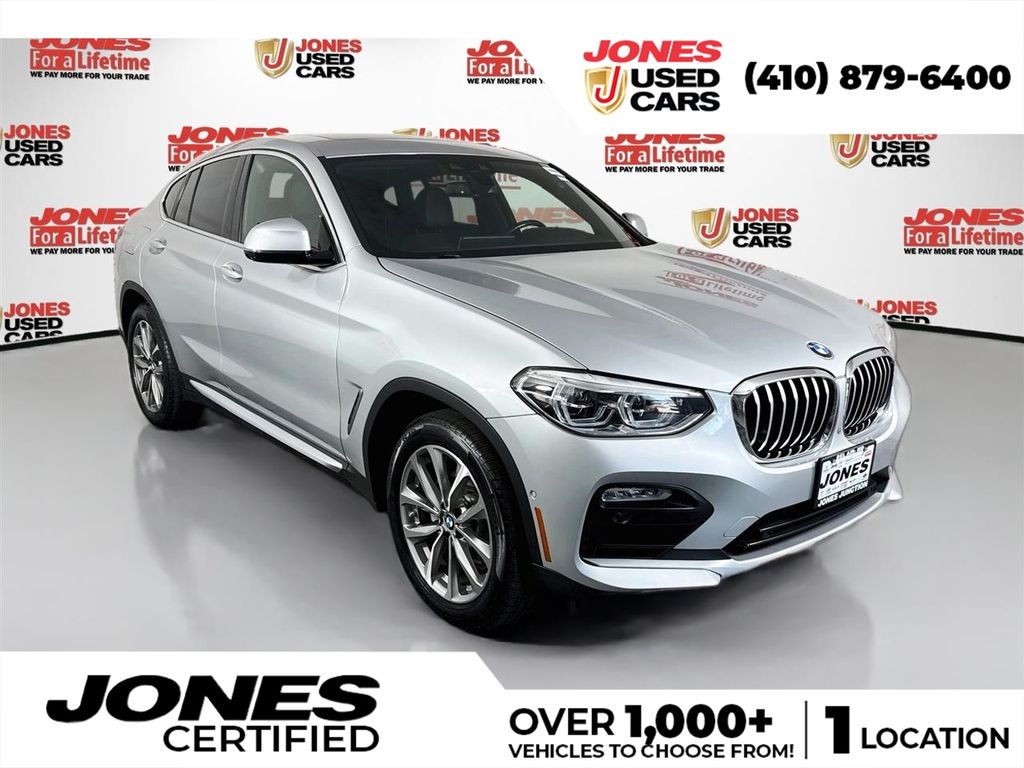 Glacier Silver Metallic 2019 BMW X4 SUV / Crossover All-Wheel Drive 8-Speed Automatic