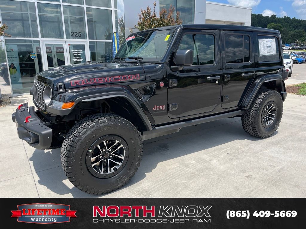 Black Clearcoat 2026 Jeep Wrangler SUV / Crossover Four-Wheel Drive 8-Speed Automatic