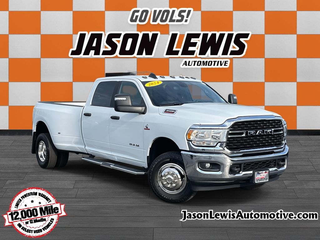 Bright White Clearcoat 2024 RAM 3500 Pickup Truck Four-Wheel Drive 6-Speed Automatic