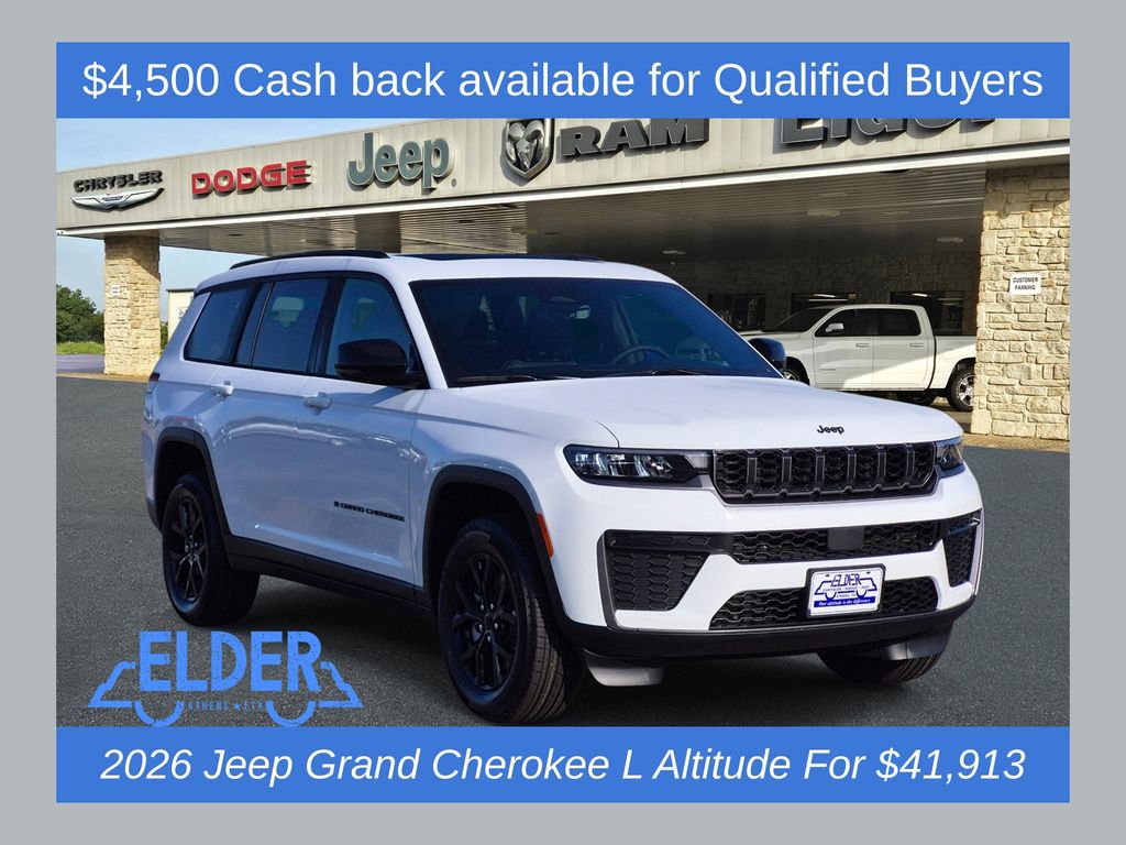 Bright White Clearcoat 2026 Jeep Grand Cherokee L SUV / Crossover 4X2 8-Speed Automatic