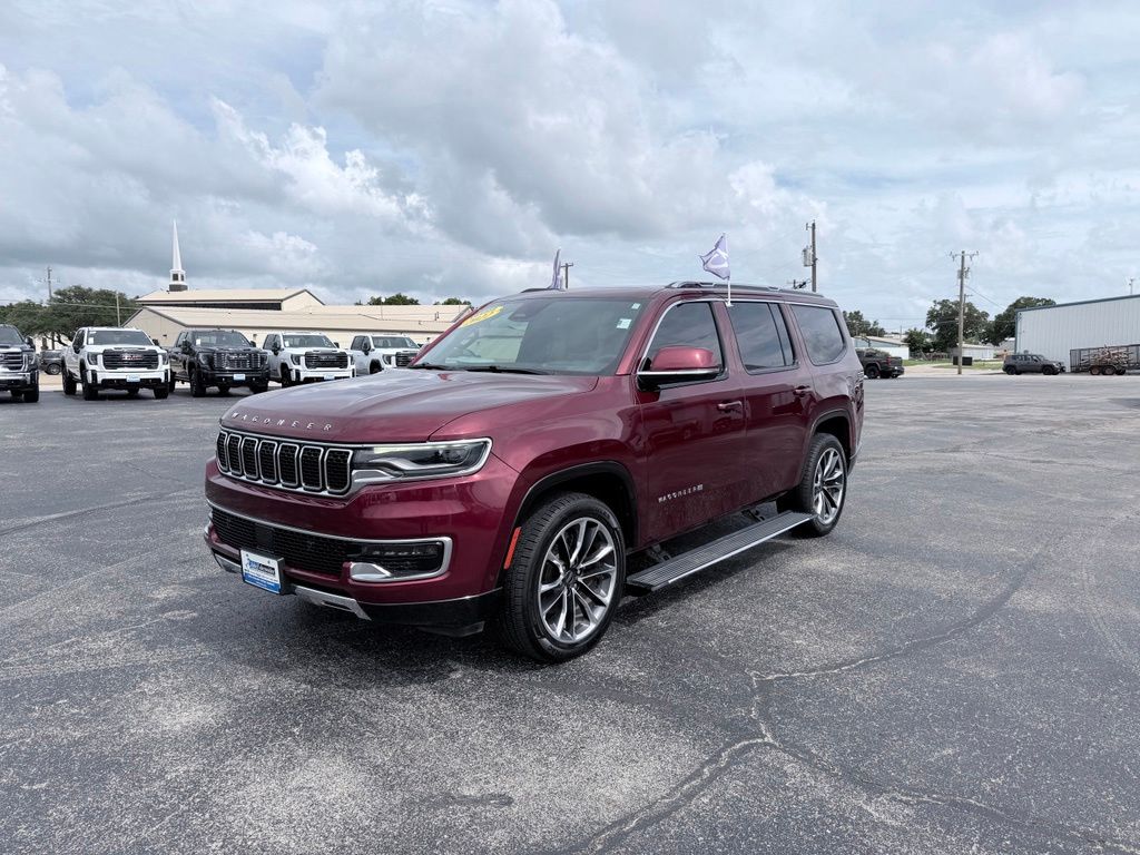 Velvet Red Pearlcoat 2022 Jeep Wagoneer SUV / Crossover Four-Wheel Drive 8-Speed Automatic
