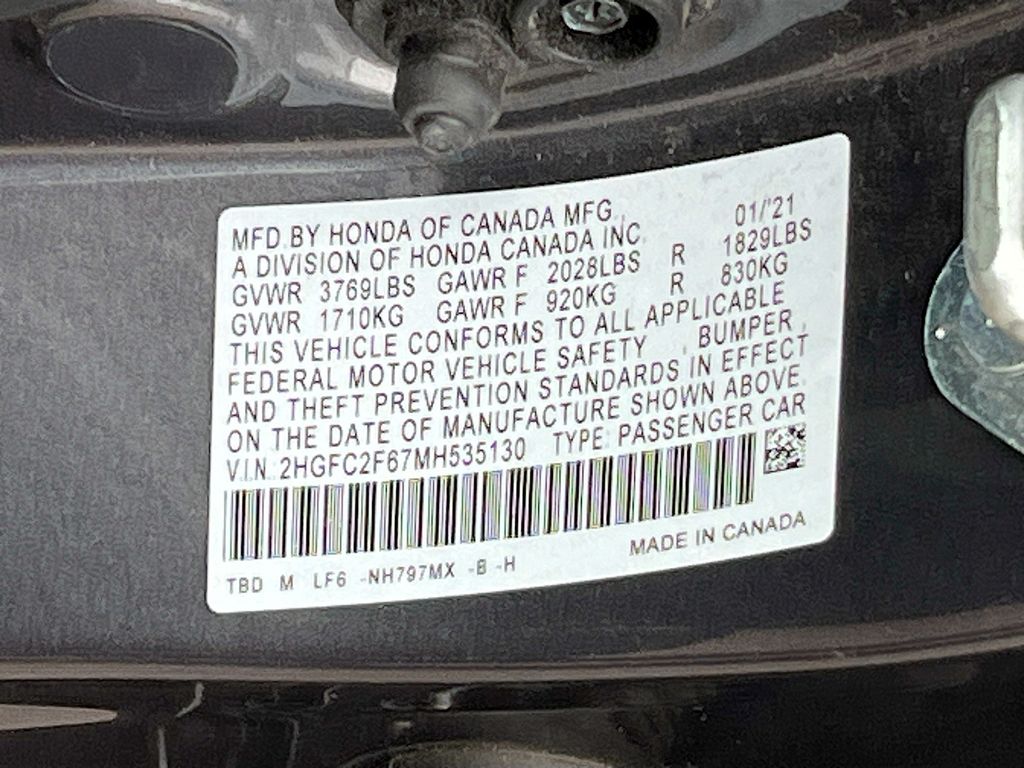 Used 2021 Gray Honda LX image 29