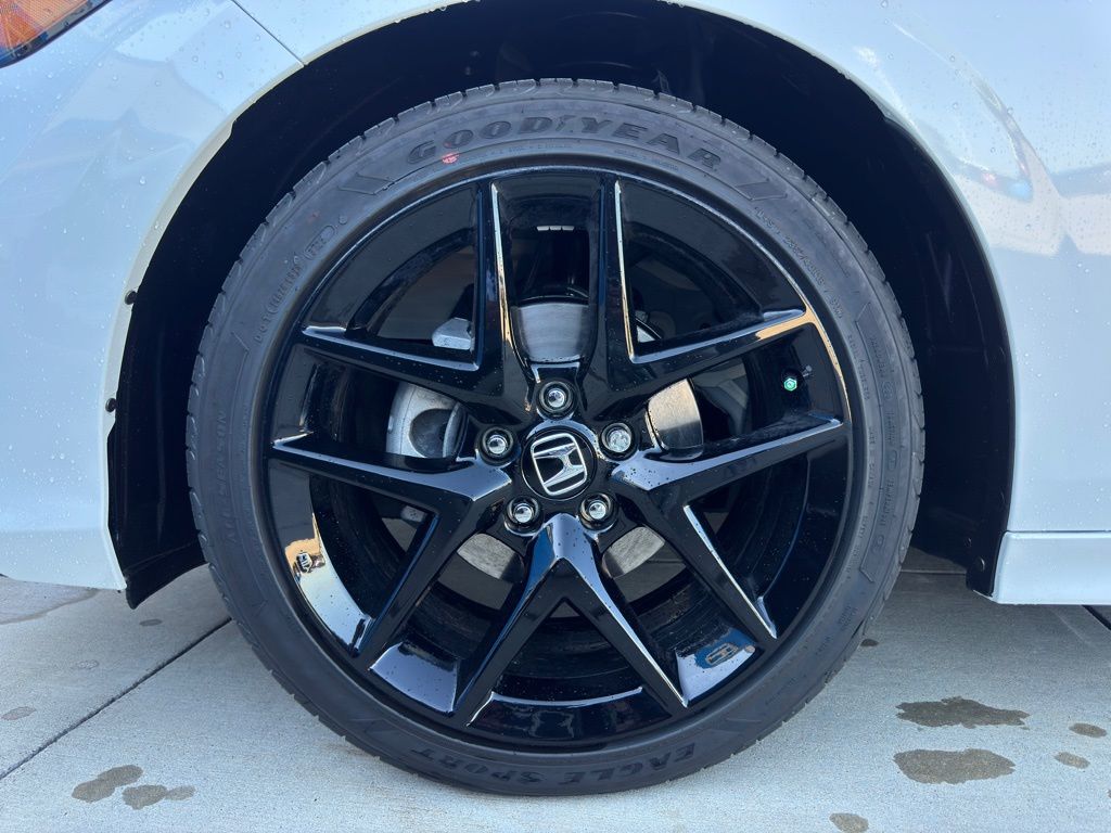 2026 Honda Civic Sport White at Classic Honda Galveston