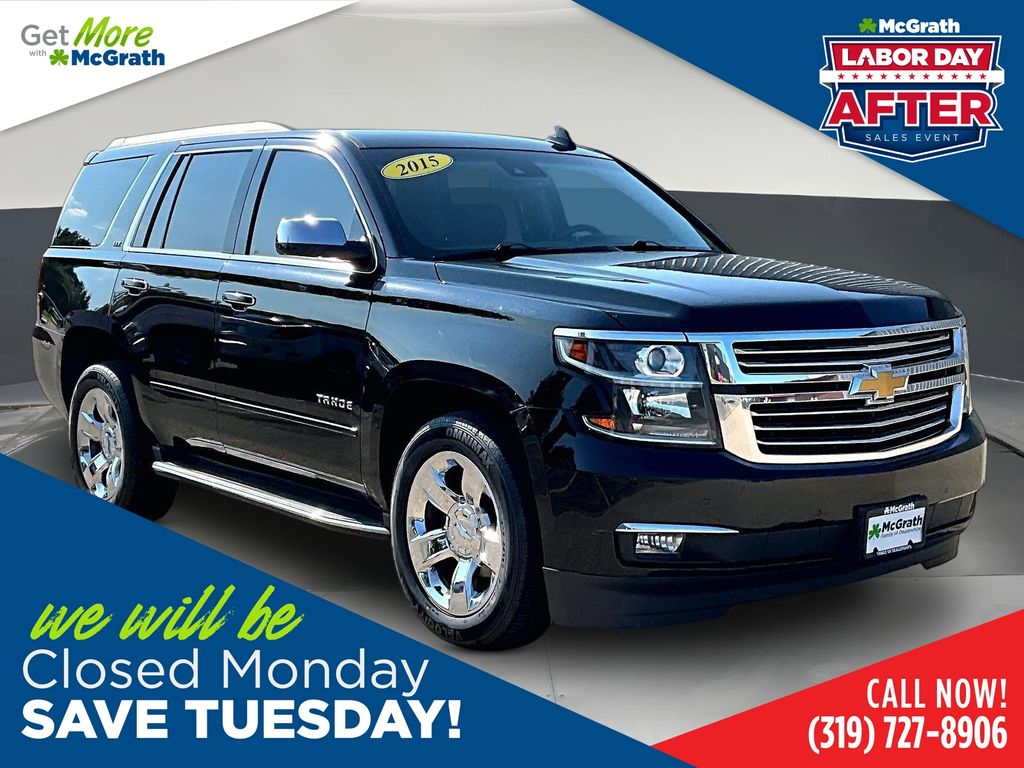 Black 2015 Chevrolet Tahoe SUV / Crossover Four-Wheel Drive 6-Speed Automatic Overdrive