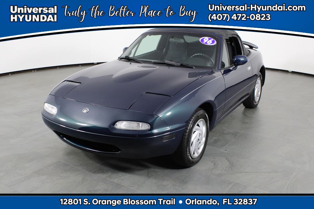 Green 1996 Mazda MX-5 Miata Base Convertible Rear-Wheel Drive 5-Speed Manual