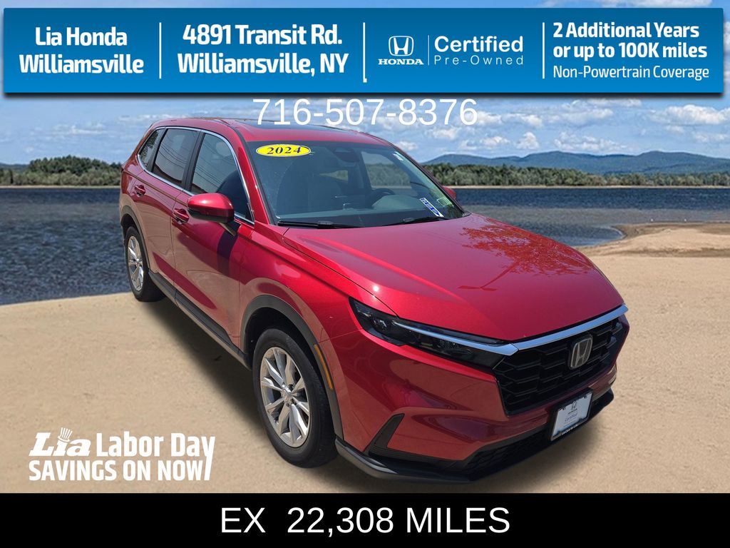 Radiant Red Metallic 2024 Honda CR-V SUV / Crossover All-Wheel Drive Continuously Variable Transmission