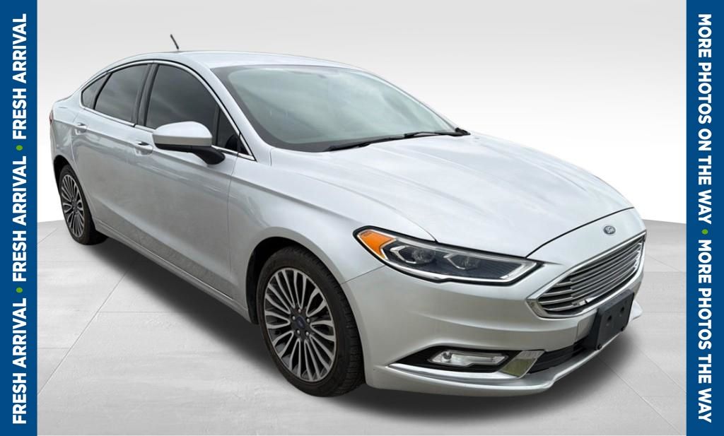 Ingot Silver 2017 Ford Fusion Sedan Front-Wheel Drive 6-Speed Automatic