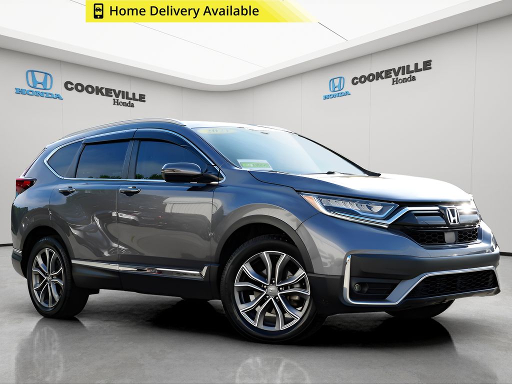 Gray (Modern Steel Metallic) 2021 Honda CR-V Touring AWD SUV / Crossover All-Wheel Drive Continuously Variable Transmission