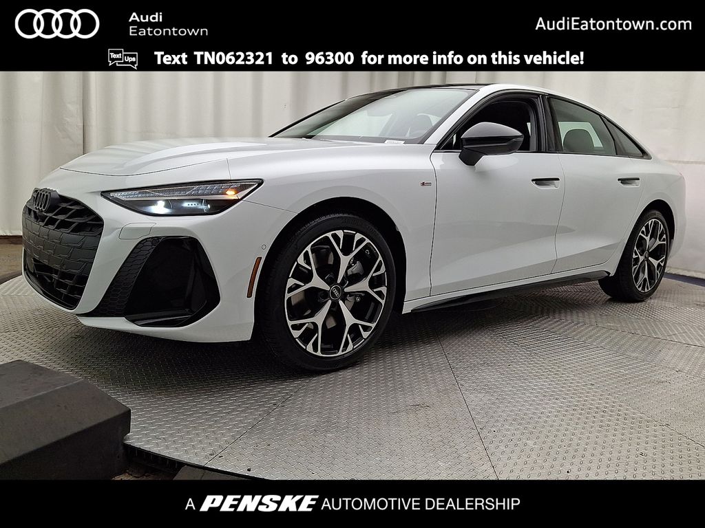 Glacier White Metallic 2026 Audi A6 Sedan All-Wheel Drive 7-Speed Automatic