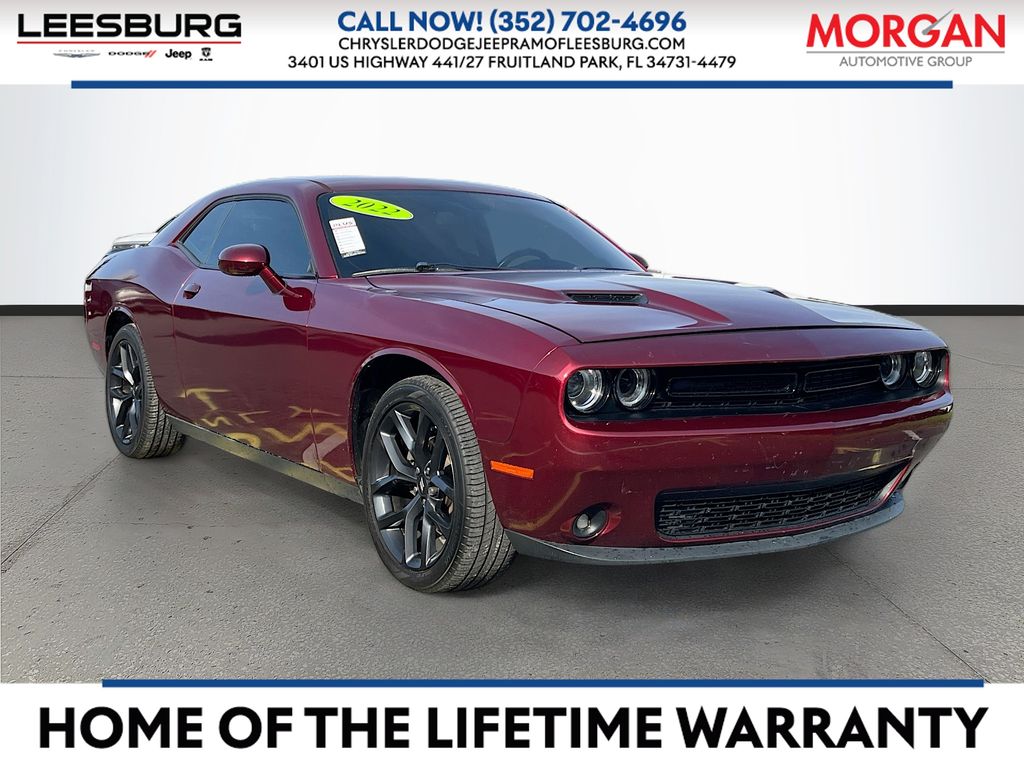 Red 2022 Dodge Challenger Coupe Rear-Wheel Drive 8-Speed Automatic