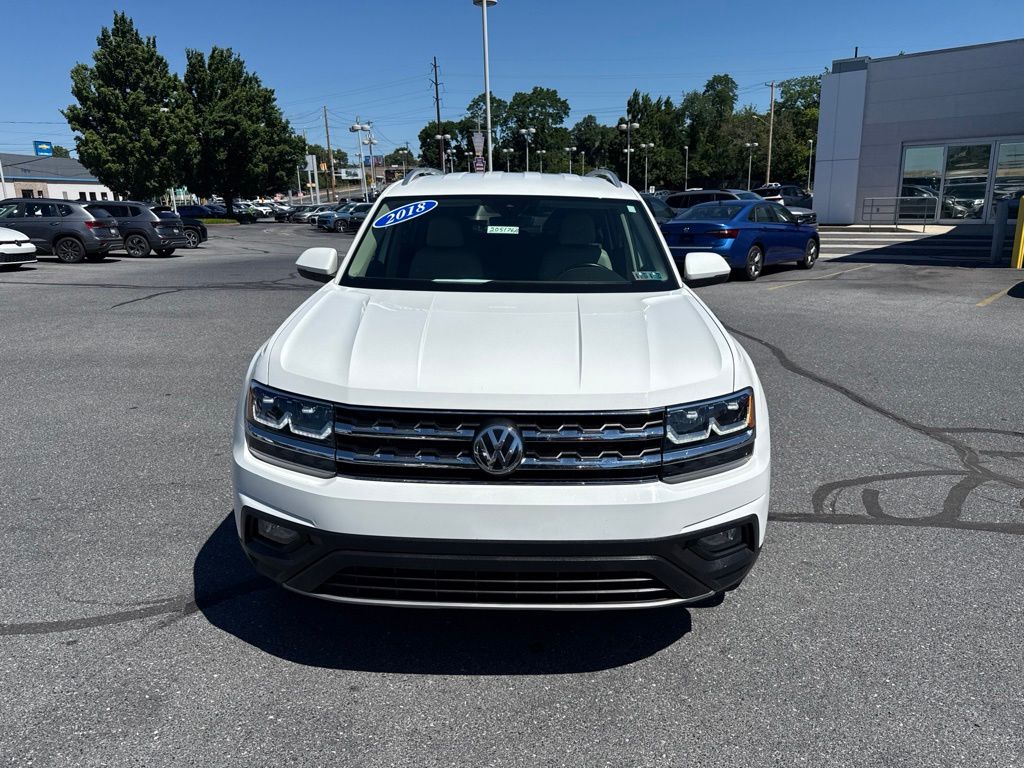 2019 Volkswagen Atlas 3.6L V6 SE White at Carlisle Cadillac Buick GMC