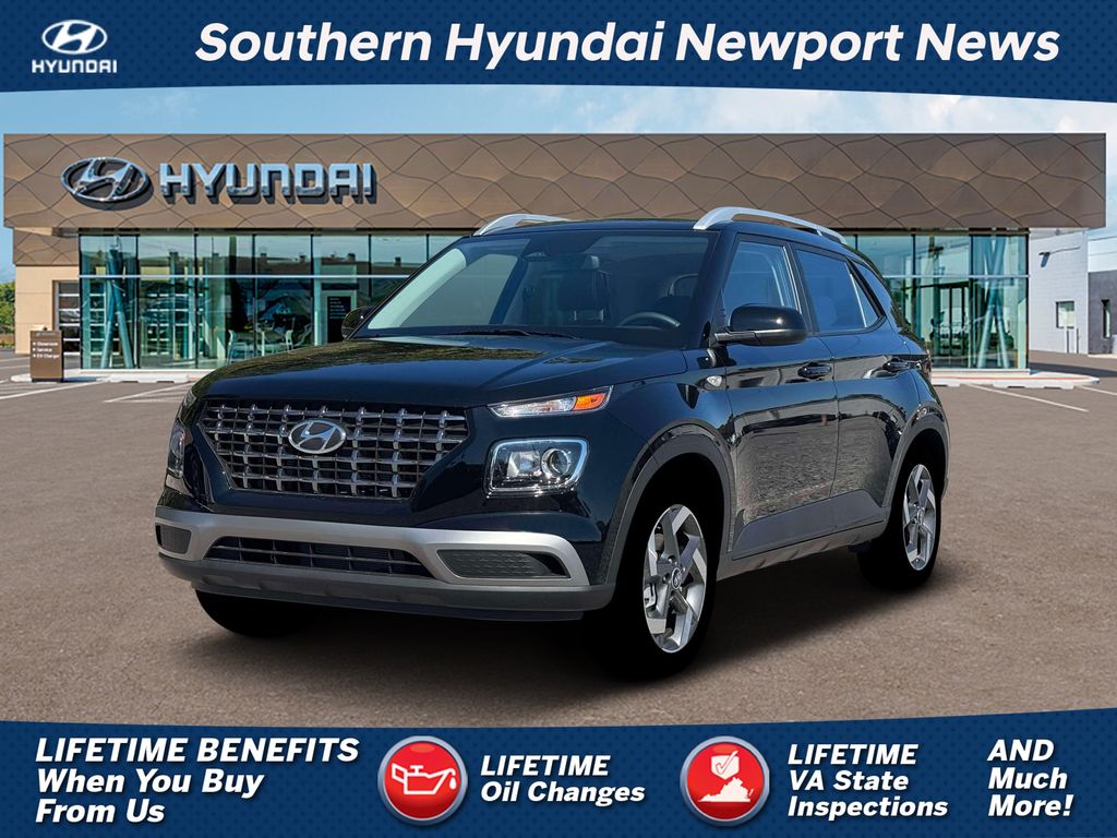Onyx Black 2026 Hyundai Venue SUV / Crossover Front-Wheel Drive Continuously Variable Transmission