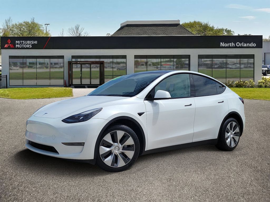 White 2022 Tesla Model Y SUV / Crossover All-Wheel Drive 1-Speed Automatic