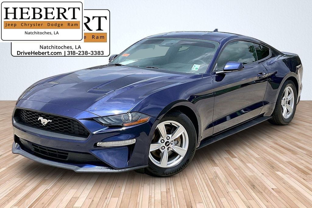 Kona Blue Metallic 2020 Ford Mustang Coupe Rear-Wheel Drive 6-Speed Manual