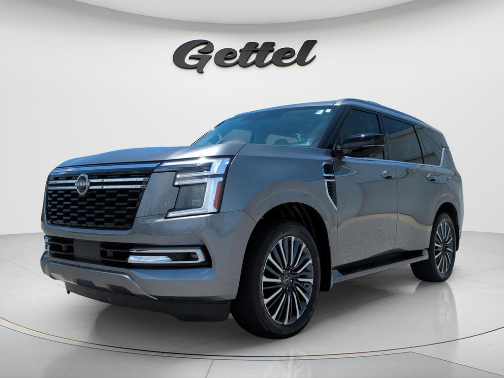 Gray (Gun Metallic) 2025 Nissan Armada SUV / Crossover Four-Wheel Drive 9-Speed Automatic