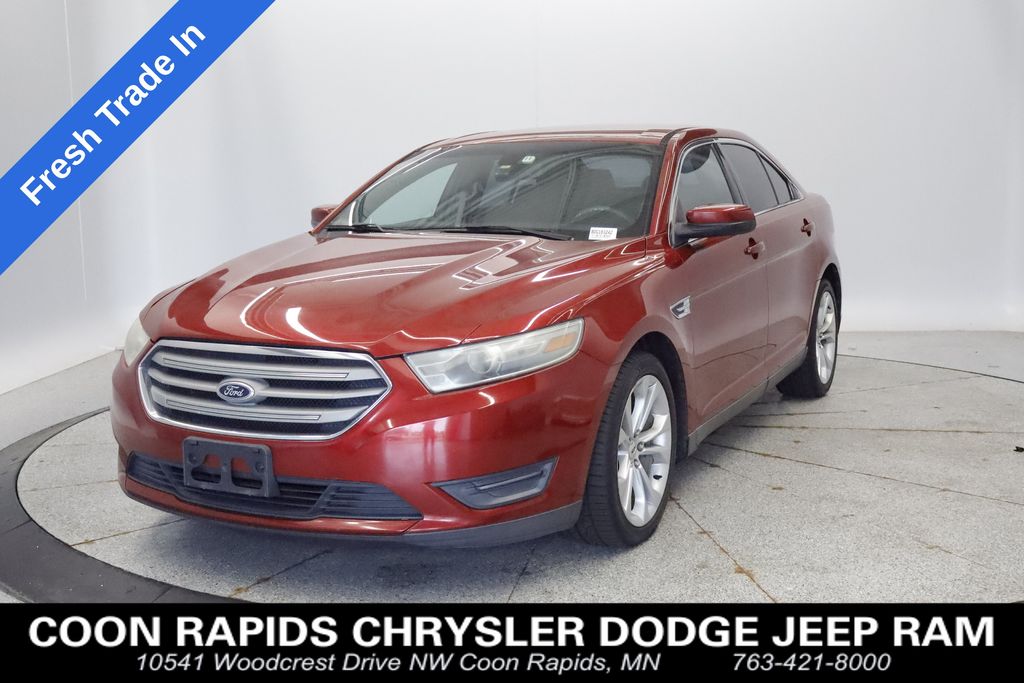 Ruby Red Metallic 2013 Ford Taurus Sedan All-Wheel Drive 6-Speed Automatic