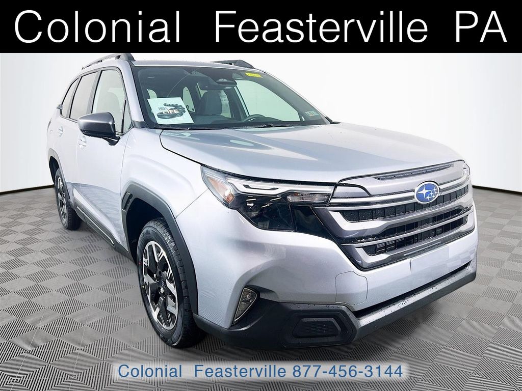 Ice Silver Metallic 2026 Subaru Forester Crossover AWD SUV / Crossover All-Wheel Drive Continuously Variable Transmission