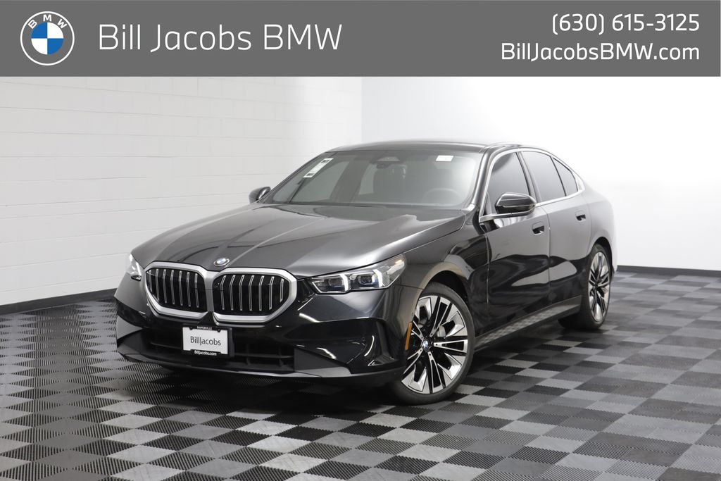 Black Sapphire Metallic 2024 BMW 5 Series Sedan All-Wheel Drive Automatic