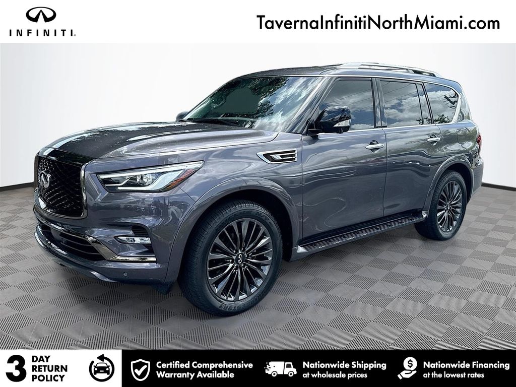 Anthracite Gray 2023 INFINITI QX80 Premium Select RWD SUV / Crossover Rear-Wheel Drive 7-Speed Automatic