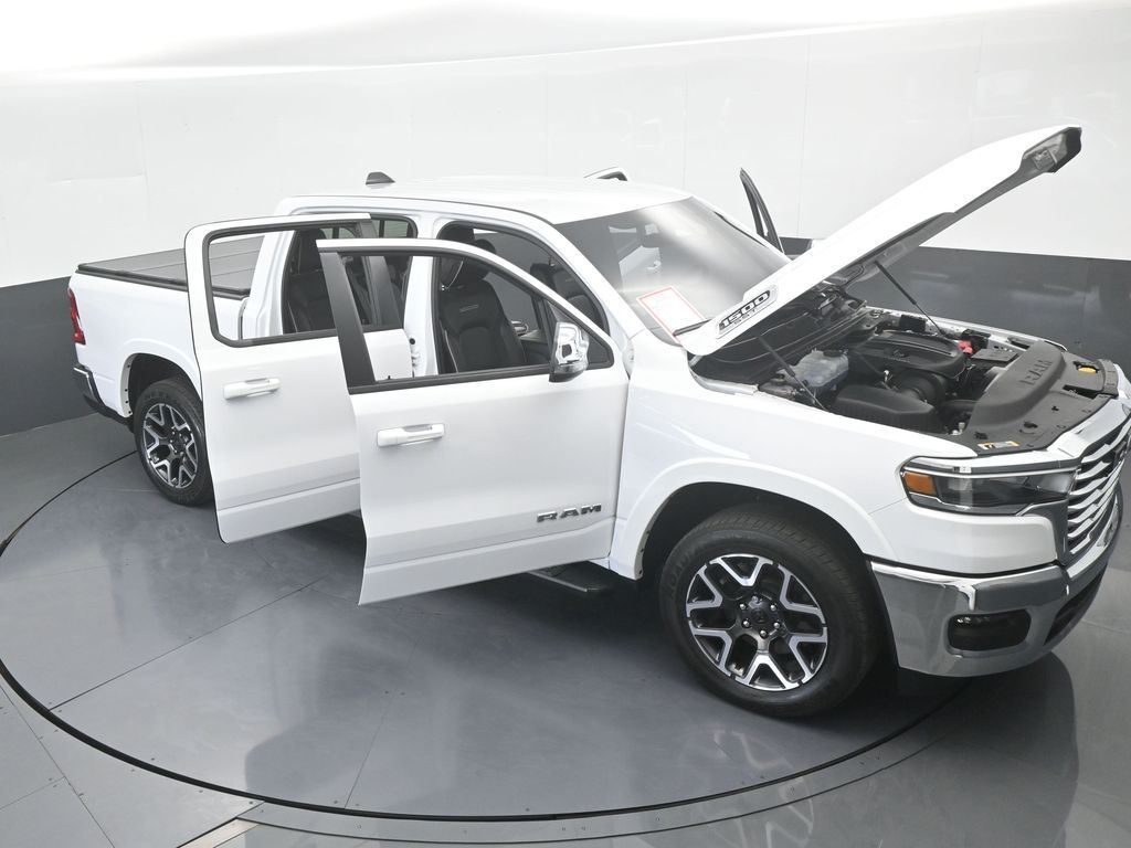 Used 2025 Bright White Clearcoat Ram Laramie image 76